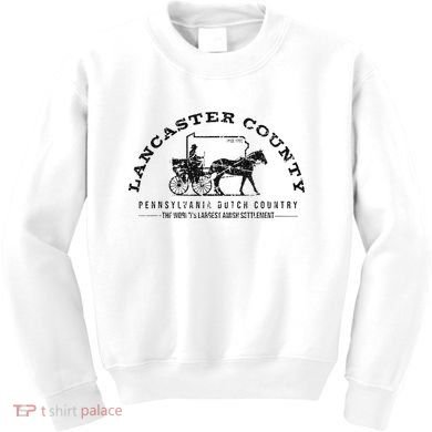 Lancaster County Pennsylvania Amish Settlement Est 1760 Kids Sweatshirt