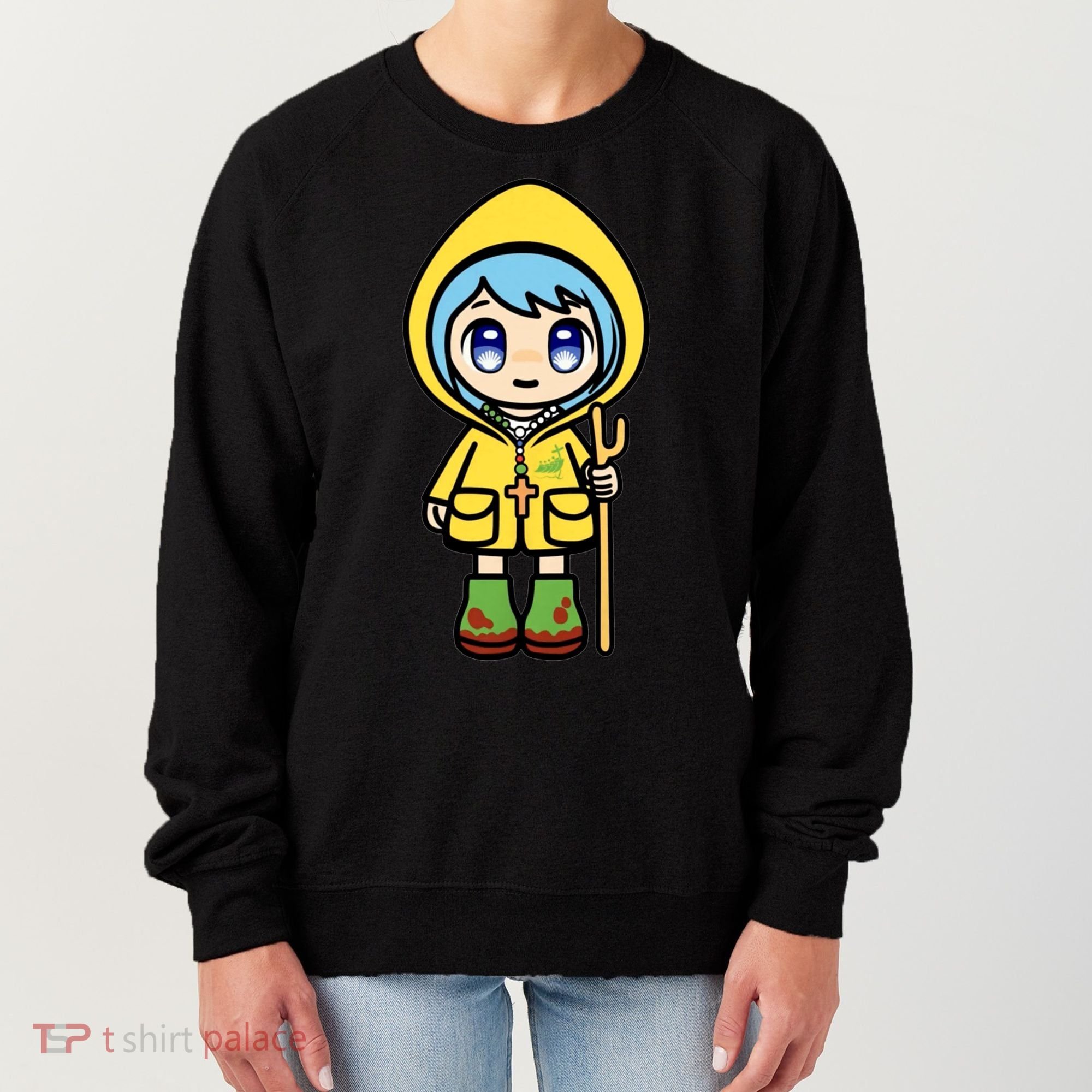 Luce Catholic Pilgrim Anime Mascot Of The 2025 Jubilee Women's Sweatshirt