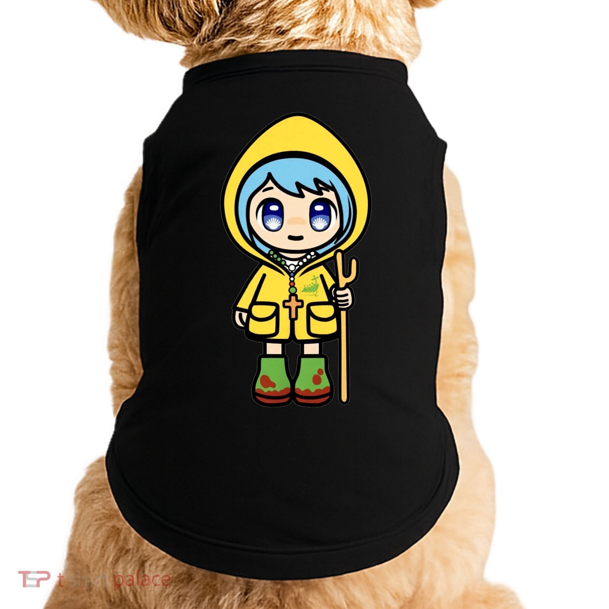 Luce Catholic Pilgrim Anime Mascot Of The 2025 Jubilee Doggie Tank
