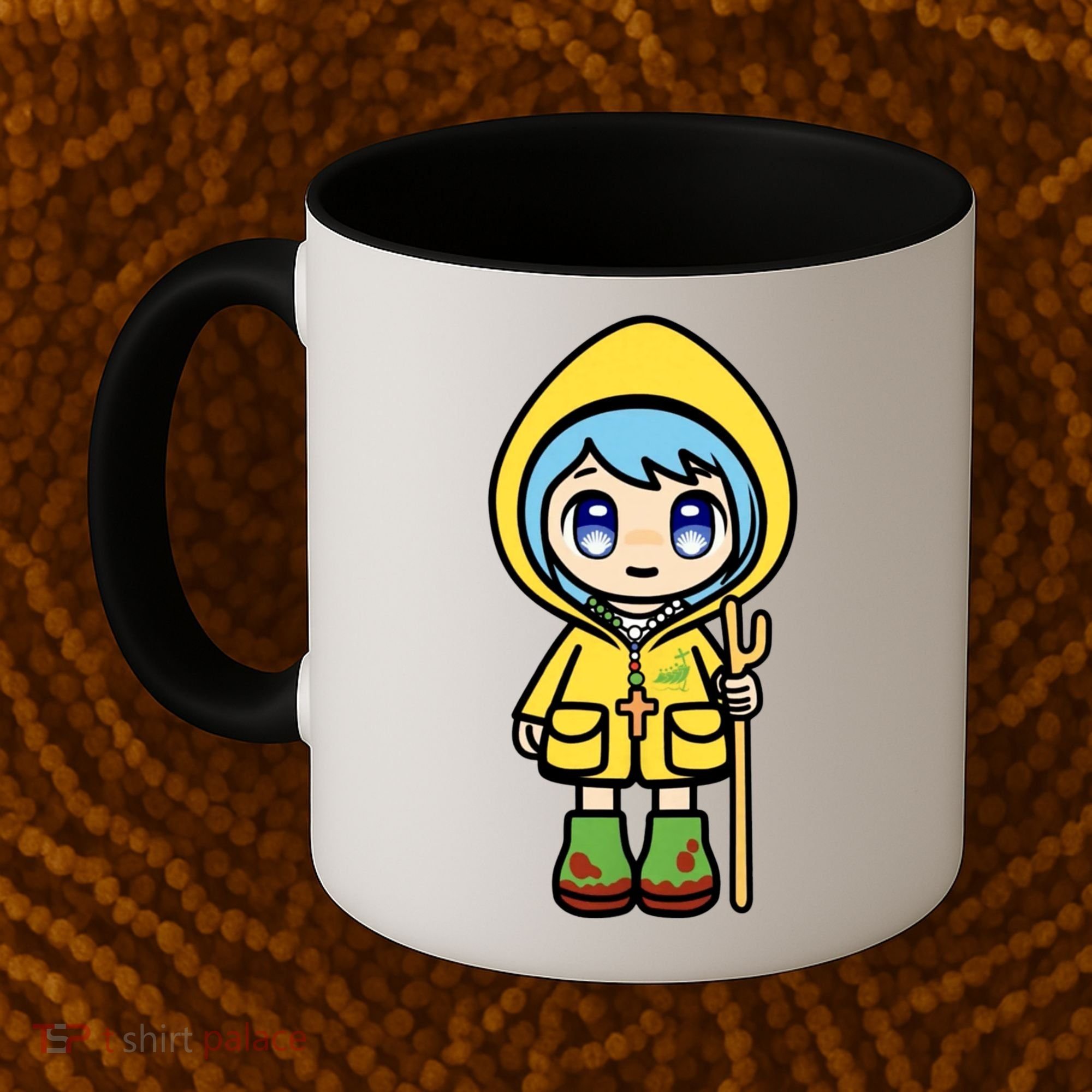 Luce Catholic Pilgrim Anime Mascot Of The 2025 Jubilee Coffee Mug