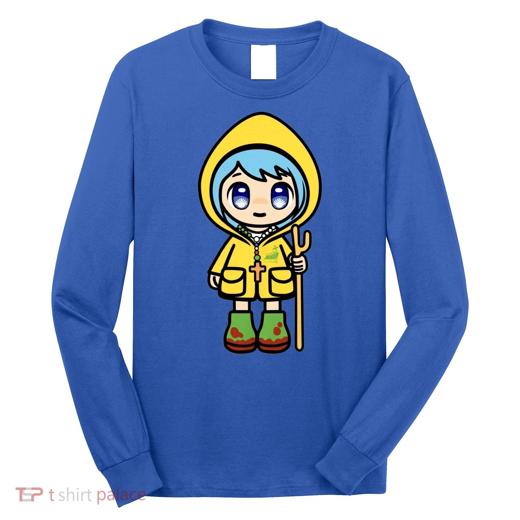 Luce Catholic Pilgrim Anime Mascot Of The 2025 Jubilee Long Sleeve Shirt
