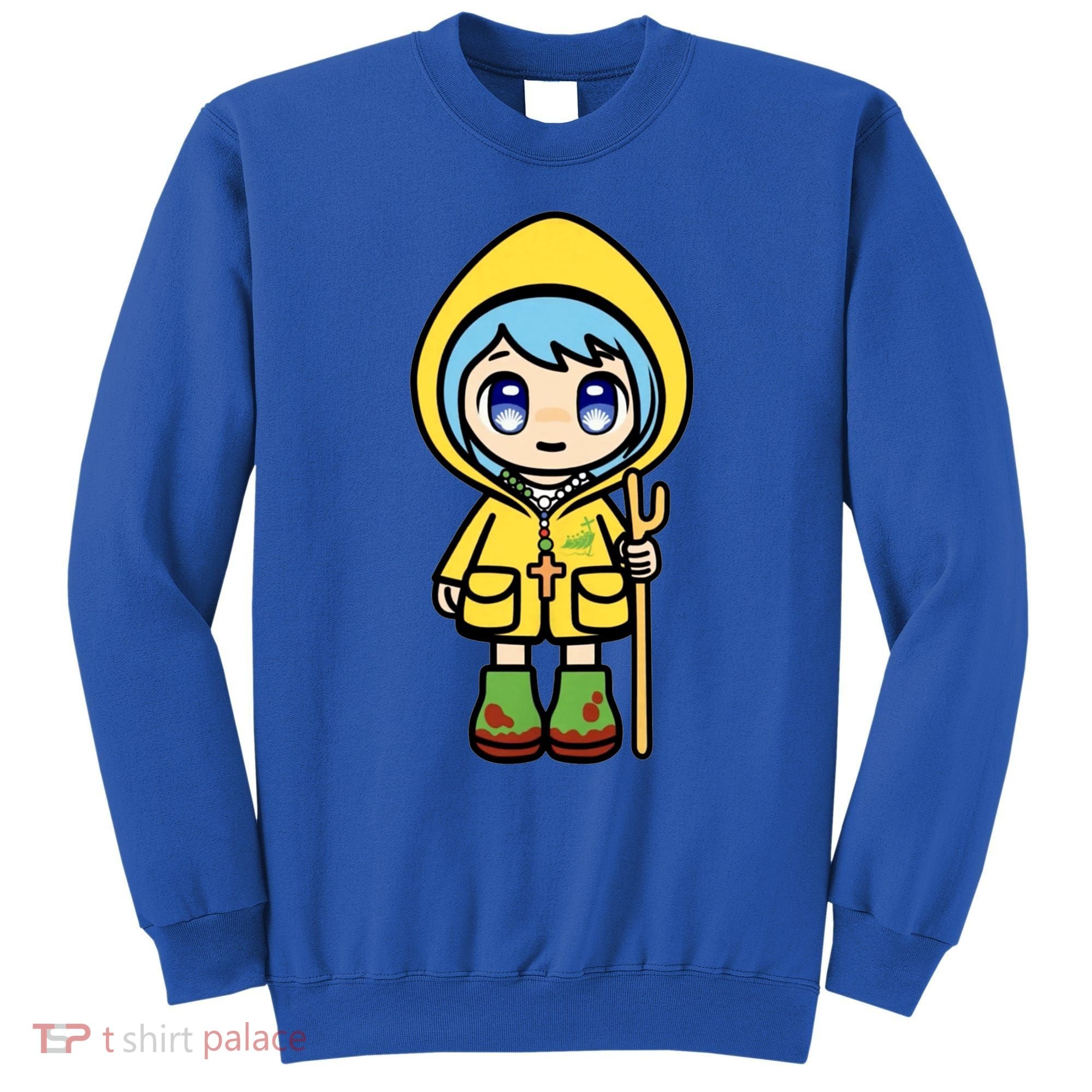 Luce Catholic Pilgrim Anime Mascot Of The 2025 Jubilee Sweatshirt