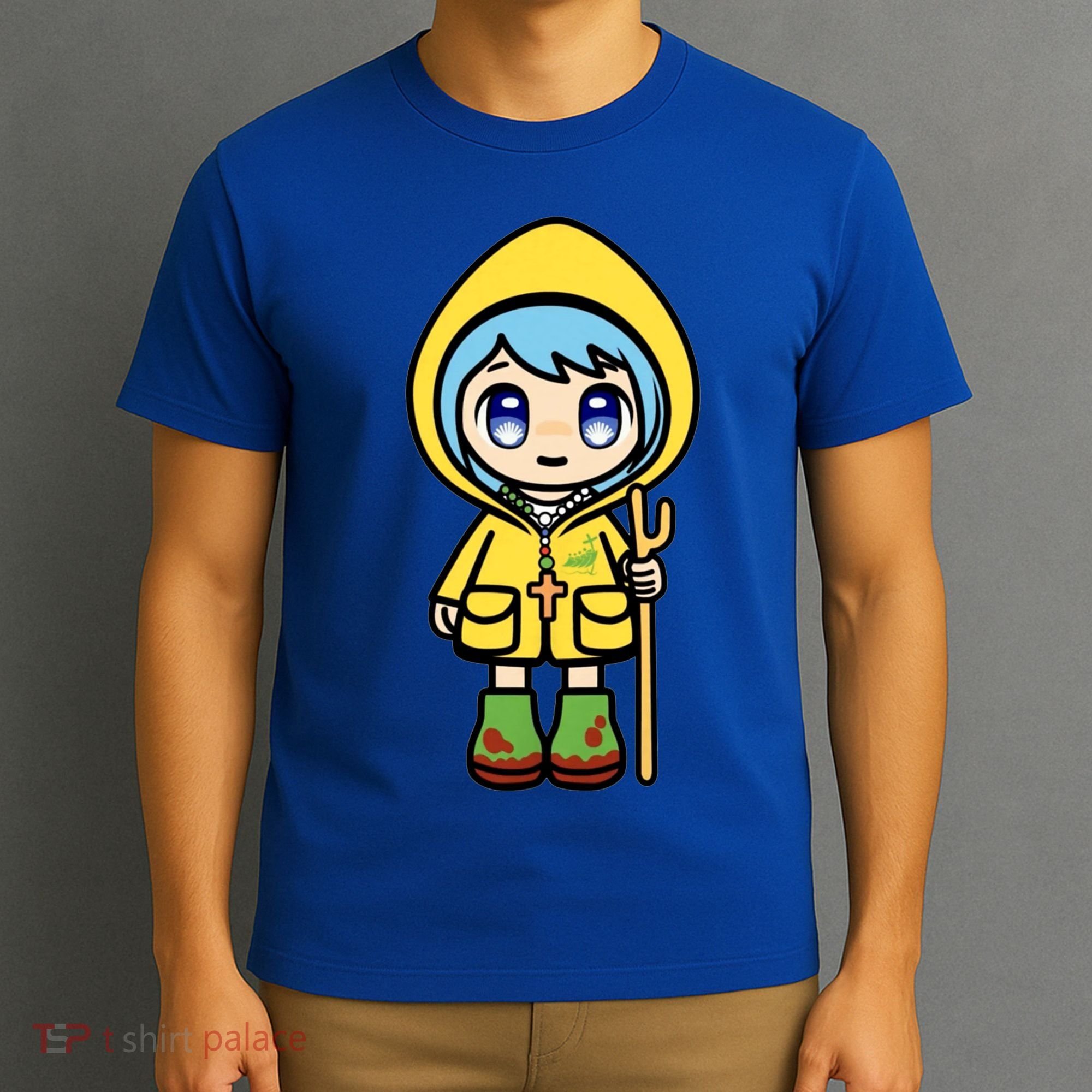 Luce Catholic Pilgrim Anime Mascot Of The 2025 Jubilee T-Shirt