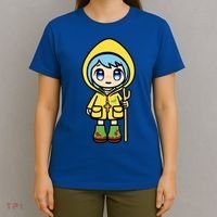 Luce Catholic Pilgrim Anime Mascot Of The 2025 Jubilee T-Shirt thumb 4