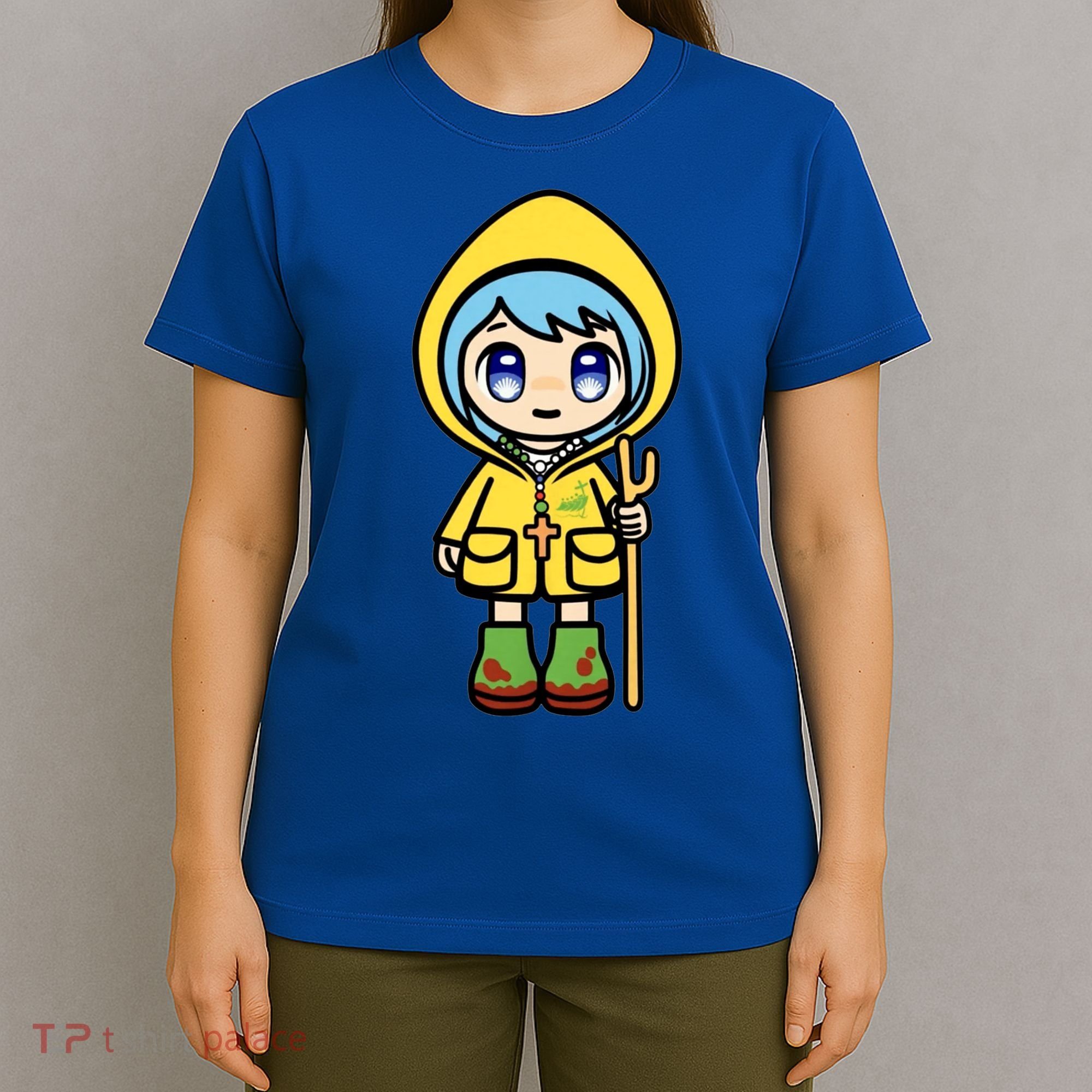 Luce Catholic Pilgrim Anime Mascot Of The 2025 Jubilee T-Shirt