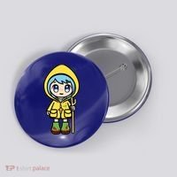 Luce Catholic Pilgrim Anime Mascot Of The 2025 Jubilee Button thumb 0