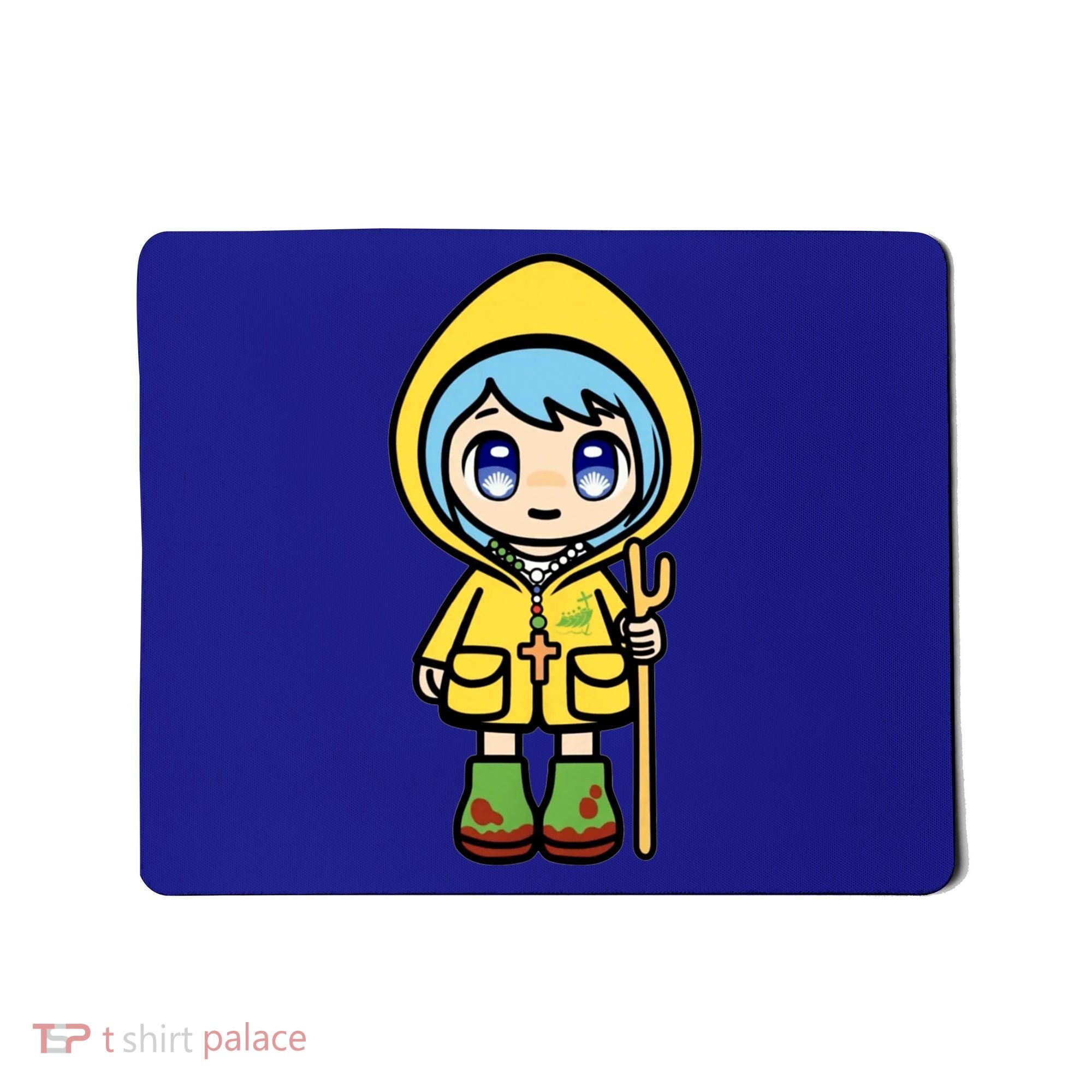 Luce Catholic Pilgrim Anime Mascot Of The 2025 Jubilee Mousepad