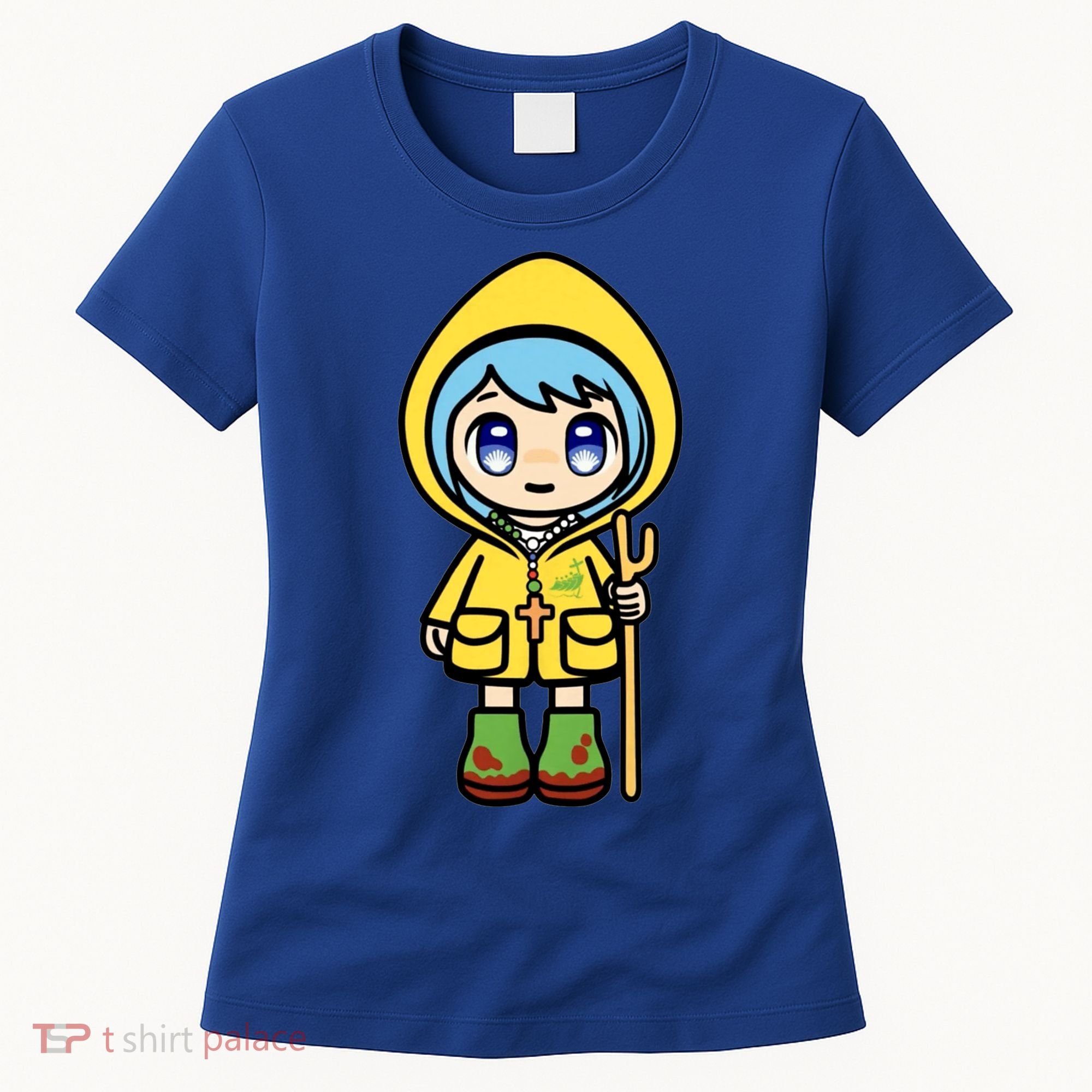 Luce Catholic Pilgrim Anime Mascot Of The 2025 Jubilee Women's T-Shirt