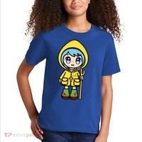 Luce Catholic Pilgrim Anime Mascot Of The 2025 Jubilee Kids T-Shirt thumb 2