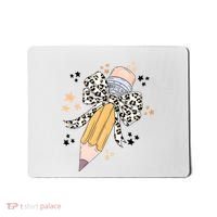 Leopard Coquette Pencil Teacher Student Mousepad thumb 0