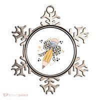 Leopard Coquette Pencil Teacher Student Ornament thumb 0