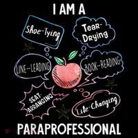 Life Changing Paraprofessional Para Squad Paraprofessional USA-Made Doggie Bandana thumb 2