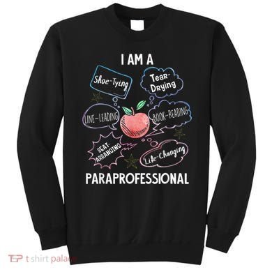 Life Changing Paraprofessional Para Squad Paraprofessional Sweatshirt