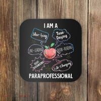 Life Changing Paraprofessional Para Squad Paraprofessional Coaster thumb 0