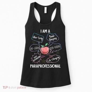 Life Changing Paraprofessional Para Squad Paraprofessional Women's Tank Top