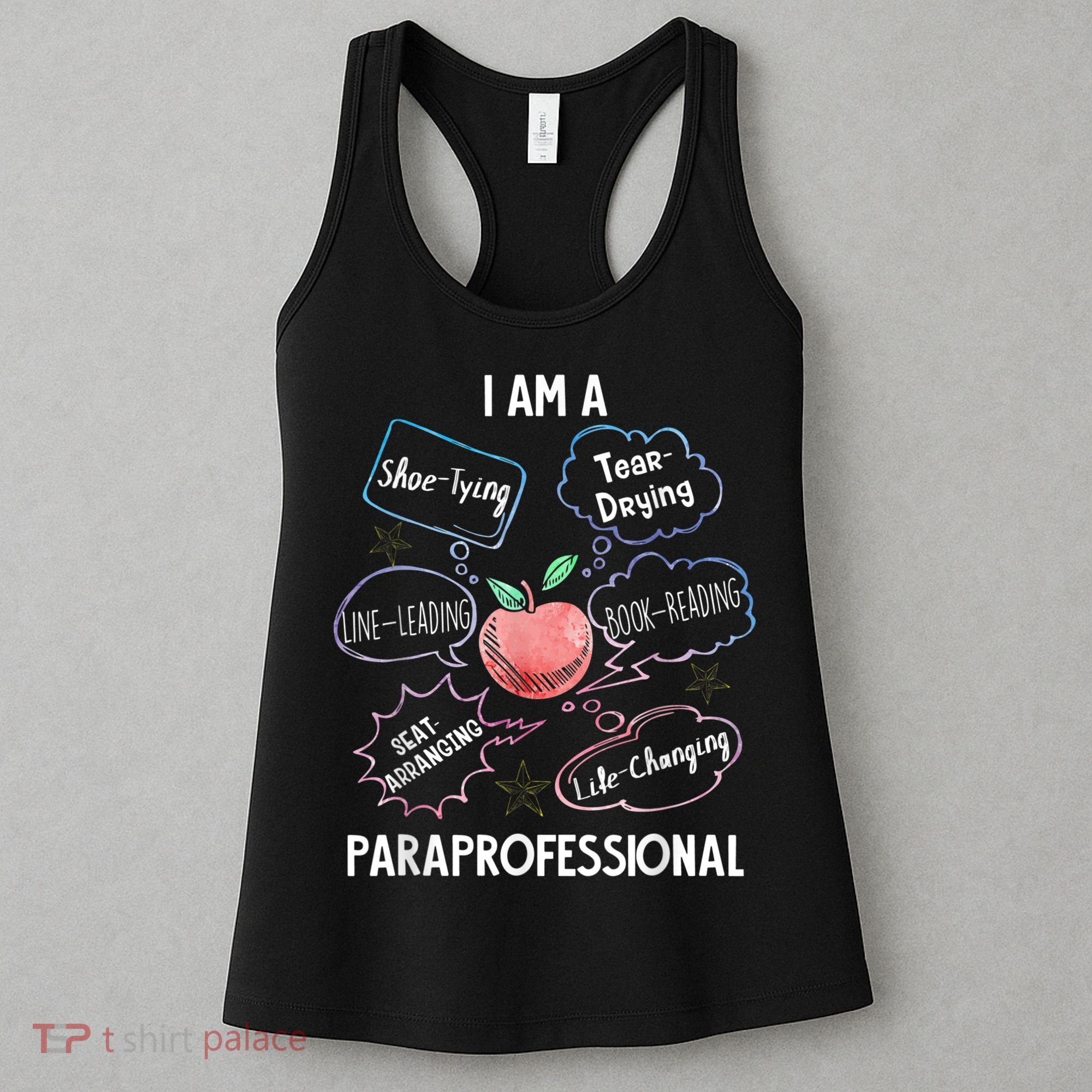 Life Changing Paraprofessional Para Squad Paraprofessional Women's Tank Top