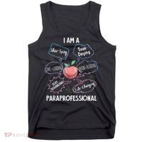 Life Changing Paraprofessional Para Squad Paraprofessional Tank Top thumb 0
