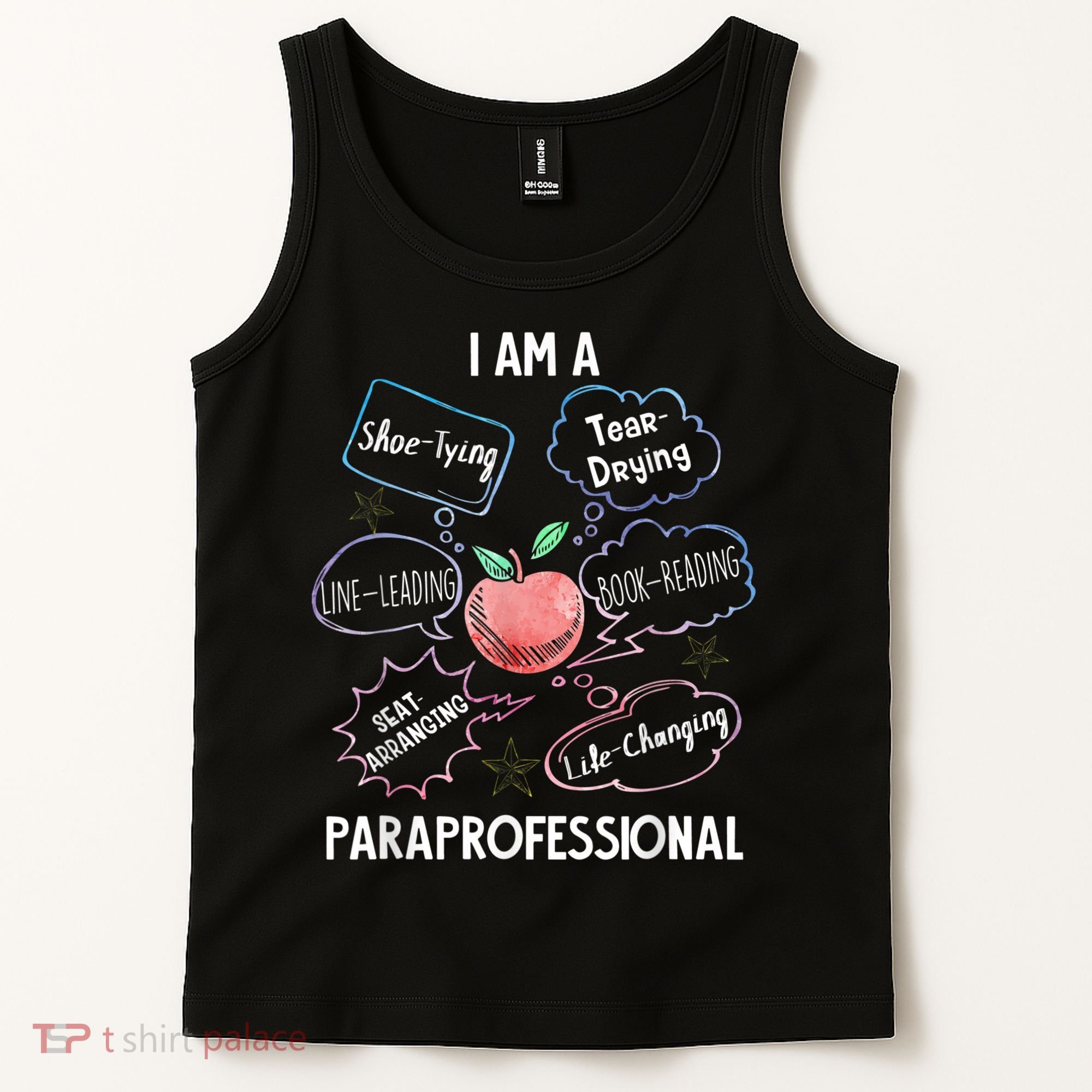 Life Changing Paraprofessional Para Squad Paraprofessional Tank Top