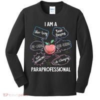 Life Changing Paraprofessional Para Squad Paraprofessional Kids Long Sleeve Shirt thumb 0