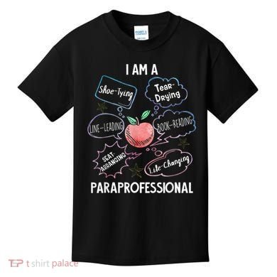 Life Changing Paraprofessional Para Squad Paraprofessional Kids T-Shirt