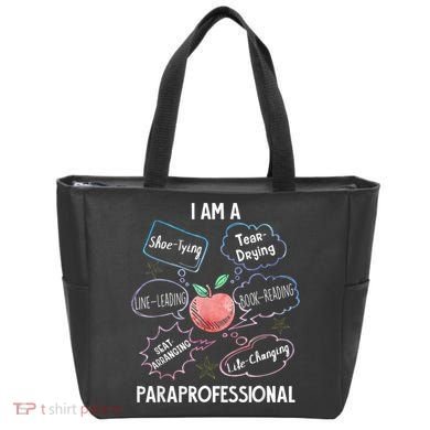 Life Changing Paraprofessional Para Squad Paraprofessional Tote Bag
