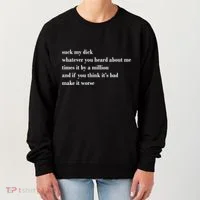 Leah Confessional Quote Women's Sweatshirt thumb 0