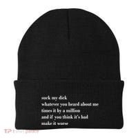Leah Confessional Quote Beanie thumb 0