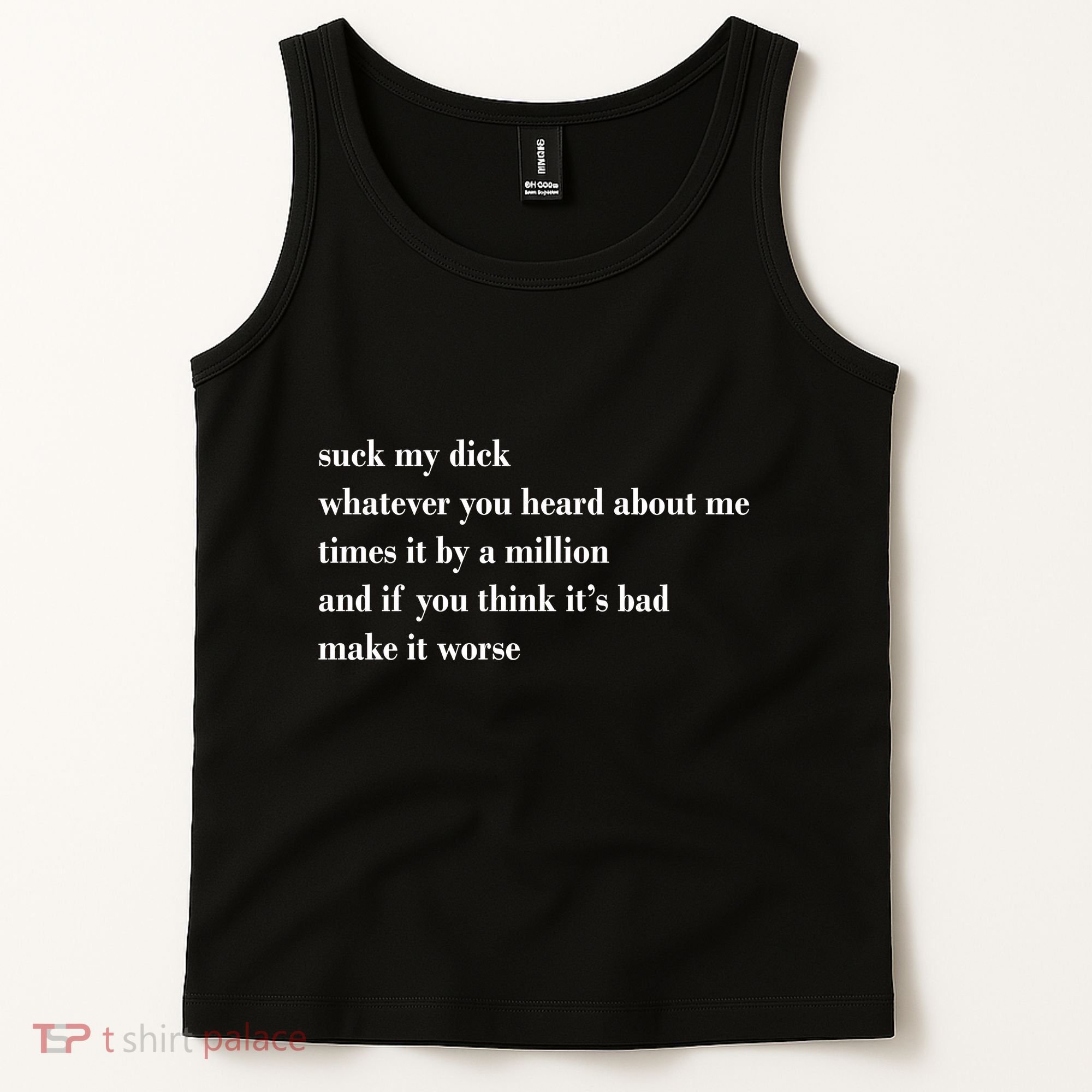 Leah Confessional Quote Tank Top
