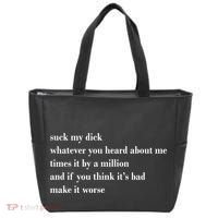Leah Confessional Quote Tote Bag thumb 0