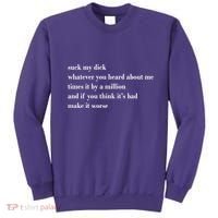 Leah Confessional Quote Sweatshirt thumb 0