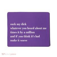 Leah Confessional Quote Mousepad thumb 0