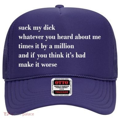 Leah Confessional Quote Hat