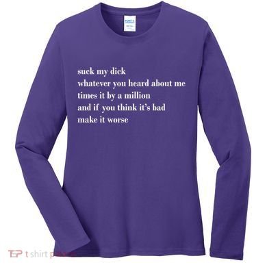 Leah Confessional Quote Women's Long Sleeve Shirt