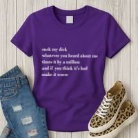 Leah Confessional Quote Women's T-Shirt thumb 3