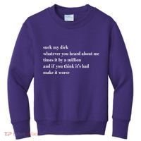 Leah Confessional Quote Kids Sweatshirt thumb 0