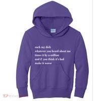 Leah Confessional Quote Kids Hoodie thumb 0