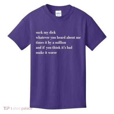 Leah Confessional Quote Kids T-Shirt