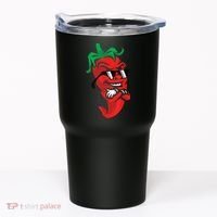 Lazy Cool Red Chili Pepper Mexican Spicy Hot Food Lover Tumbler thumb 0