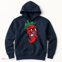 Lazy Cool Red Chili Pepper Mexican Spicy Hot Food Lover Hoodie thumb 0