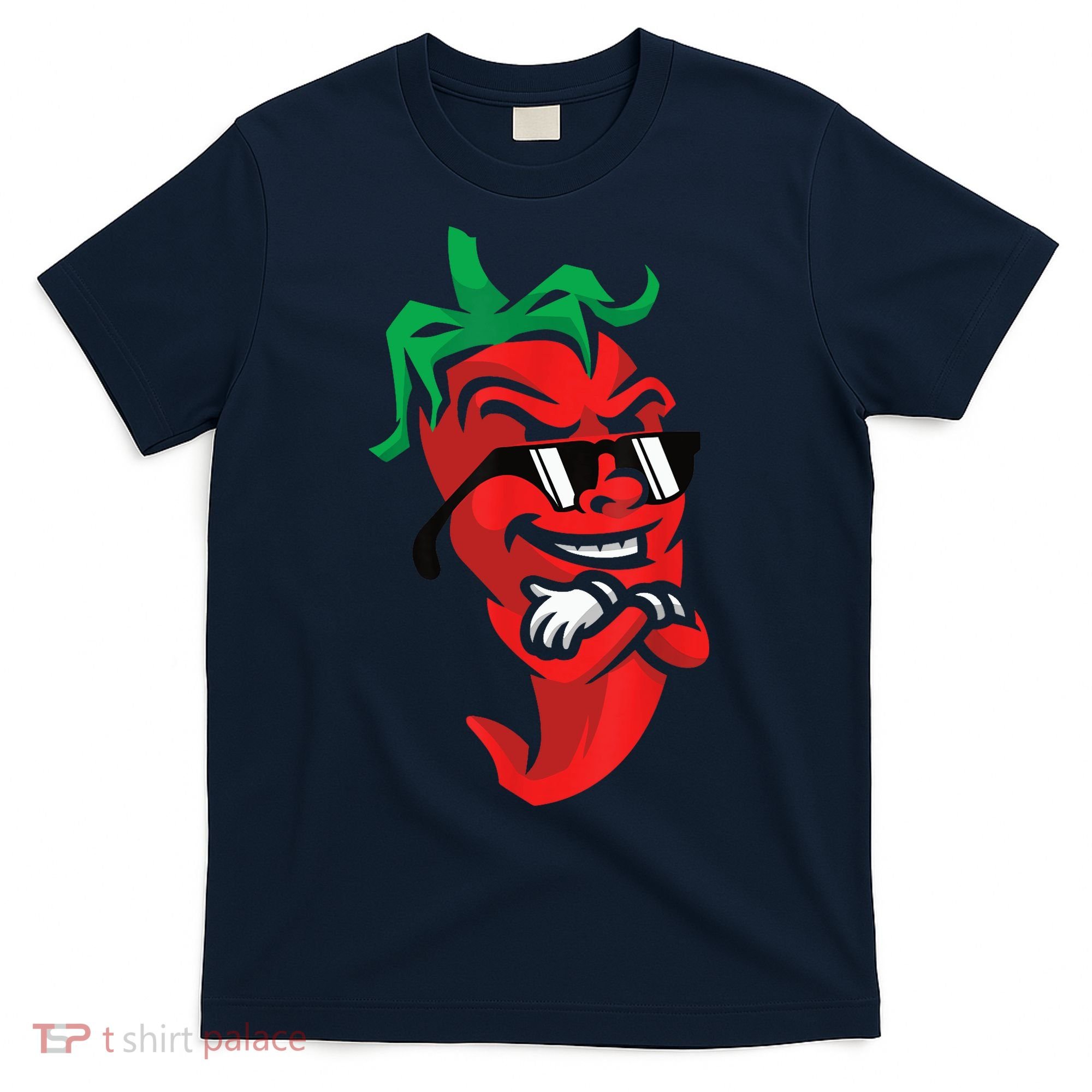 Lazy Cool Red Chili Pepper Mexican Spicy Hot Food Lover T-Shirt