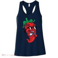 Lazy Cool Red Chili Pepper Mexican Spicy Hot Food Lover Women's Tank Top thumb 0