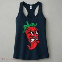 Lazy Cool Red Chili Pepper Mexican Spicy Hot Food Lover Women's Tank Top thumb 3