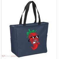 Lazy Cool Red Chili Pepper Mexican Spicy Hot Food Lover Tote Bag thumb 2