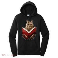 Lucky Cats Reading Books Kitty Dance Meow Funny Pet Animal Gift Women's Hoodie thumb 0