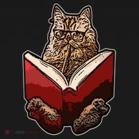 Lucky Cats Reading Books Kitty Dance Meow Funny Pet Animal Gift Ornament thumb 1