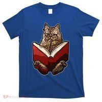 Lucky Cats Reading Books Kitty Dance Meow Funny Pet Animal Gift T-Shirt thumb 0