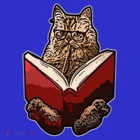Lucky Cats Reading Books Kitty Dance Meow Funny Pet Animal Gift Coaster thumb 2