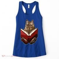 Lucky Cats Reading Books Kitty Dance Meow Funny Pet Animal Gift Women's Tank Top thumb 0