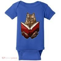 Lucky Cats Reading Books Kitty Dance Meow Funny Pet Animal Gift Baby Bodysuit thumb 0