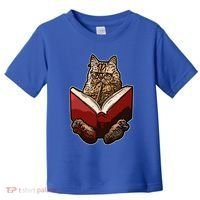 Lucky Cats Reading Books Kitty Dance Meow Funny Pet Animal Gift Toddler T-Shirt thumb 0